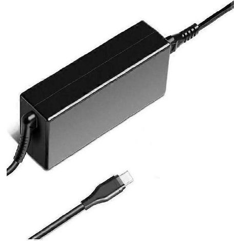 Adaptateur secteur USB-C PD 65W - avec cordon d'alimentation (C5/C6 Schuko) V3CCW, compatible avec tous les ordinateurs portables dotés de ports USB-C. (1/5)