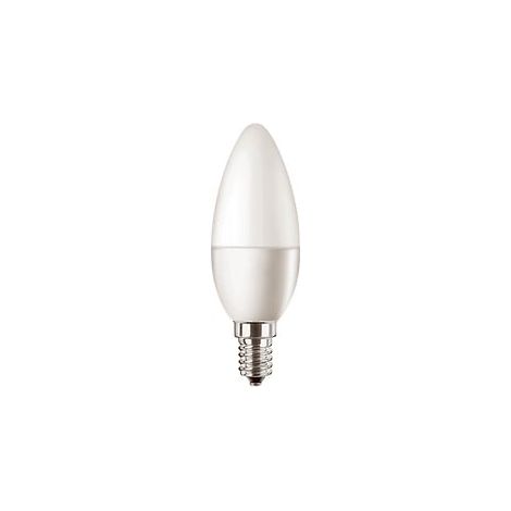 Ampoule LED E14 Flamme - Dépolie - Blanc chaud - 2700K - 25W