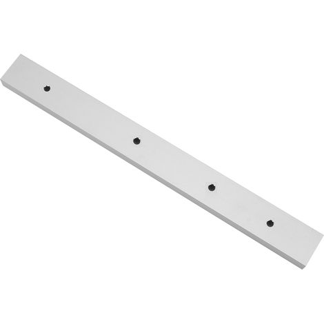 Gabarit de rail d'onglet à rainure en T en alliage d'aluminium, outil de menuiserie pour dalles coulissantes non poreuses (600 mm) (1/5)