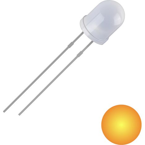 Quadrios 2111O165 LED bedrahtet Gelb Rund 3 mm 700 mcd 30 ° 20 mA 2 V (1/2)