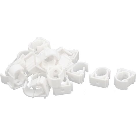 20 pièces 16mm Dia PPR Rohr Clip Schelle Armaturen Steckverbinder 31mm x 14mm 28mm (1/4)