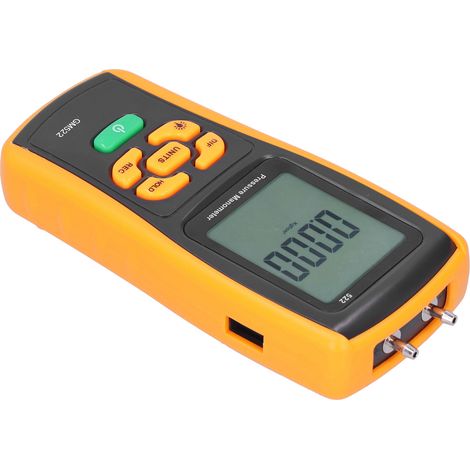 Manomètre numérique GM522, mesureur de pression différentielle portable, testeur de pression d'air avec jauge digitale, outil de diagnostic professionnel (1/5)