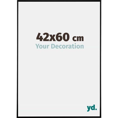 yd. - Cadre photo 42x60 - Noir Brillant - Plastique - Evry