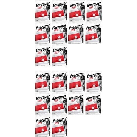 .20 piles Energizer CR1216.