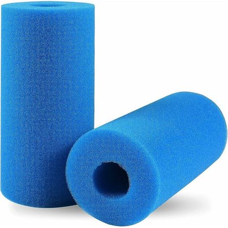 Filtro de espuma de 2 piezas para spa, filtro A, esponja de filtro tipo A, filtro de espuma, cartucho de filtro de espuma reutilizable y lavable, espuma de piscina, spa, jacuzzi (1/5)