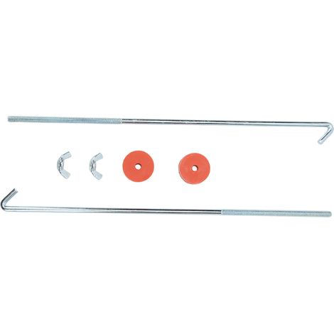 Boulons de fixation universels en J de 30,5 cm (12 pouces) pour batterie, avec rondelle et écrou papillon, pour voiture (1/5)