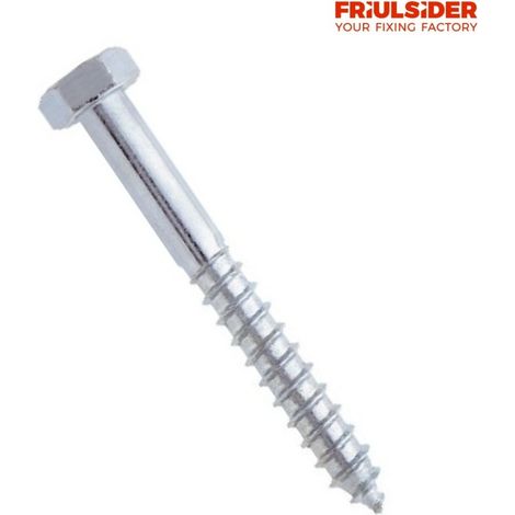 TIRAFONDO TESTA ESAGONALE ZINCATO DIAMETRO 10 mm - LUNGHEZZA 130 mm