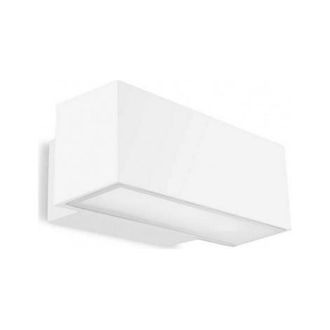LEDS C4 Afrodita LED 300mm Double Emission Extérieure LED Down Gris Clair, Partiellement Sablé IP66 34.6W 3000K Dimmable
