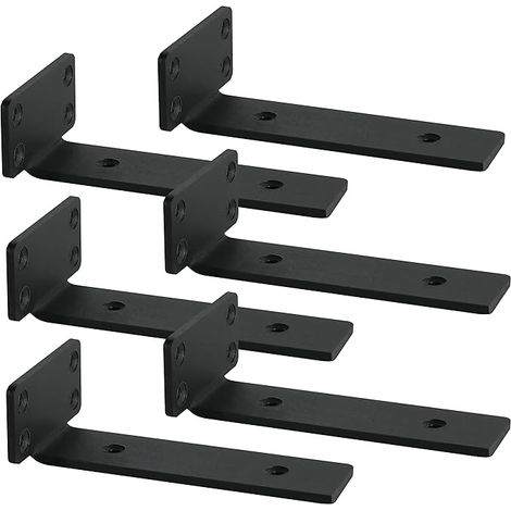 Wall Brackets 20 cm Black (1/4)