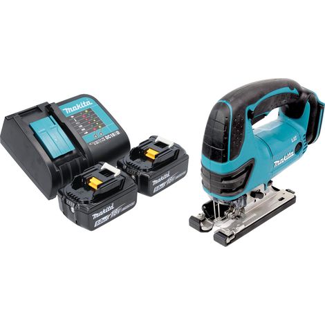 Makita DJV 180 STX Akku Stichsäge 18 V 135 mm + 2x Akku 5,0 Ah + Ladegerät (1/5)