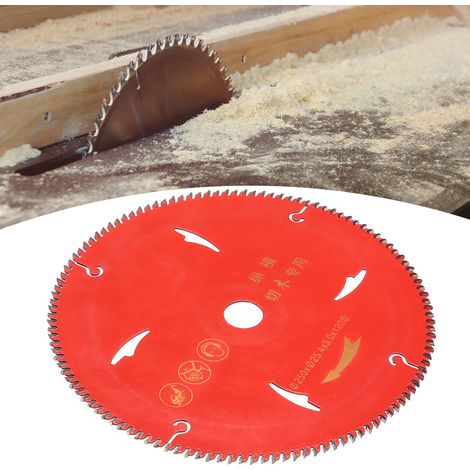 Sägeblatt aus Aluminiumlegierung, Sägeblatt für die Holzbearbeitung, Kreissägeblatt aus Aluminiumlegierung für die Holzbearbeitung, 250 mm 25,4 mm 3 mm 120 Zähne. (1/5)