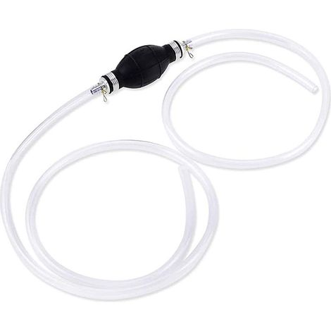 Siphon Pompe - Pompe À Main Pour Carburant Diesel Essence Eau - Tuyau 2 M - Diamètre Intérieur 8 Mm - Pour Transfert Liquide (1/5)