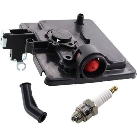 Air filter housing base plate with spark plug for Briggs & Stratton Quantum lawnmower 795259 792040 691753 496116 122000 224815 (1/5)