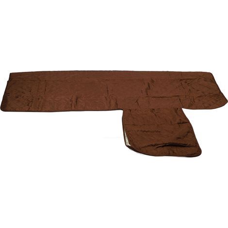 Ive Cover Canapé réversible lavable et résistant à l'usure en polyester pour animaux de compagnie, matelas ou meubles Marron (marron) (1/5)