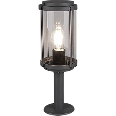 Potelet extérieur (tête de pilier) anthracite culot E27 - Trio - Tanaro (1/5)