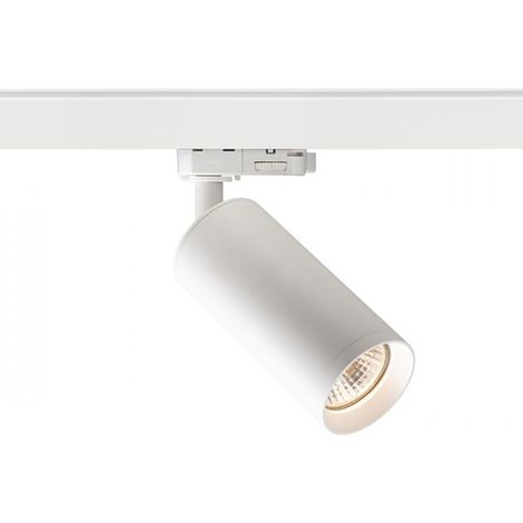 Faretto cilindrico BELENOS per binario trifase bianco 230V LED GU10 9W