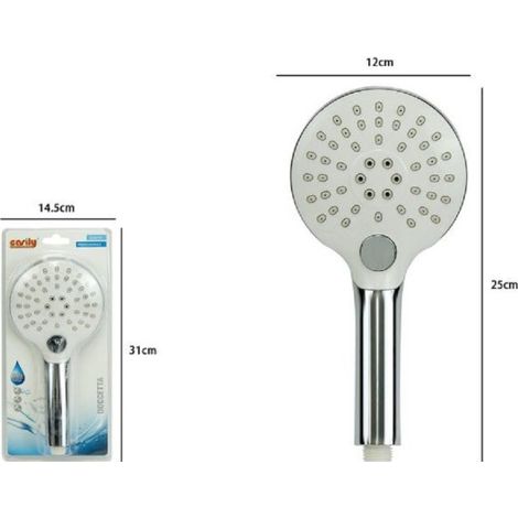 Douchette Bain Bouton Rond Moderne 12x25 Cm 79369