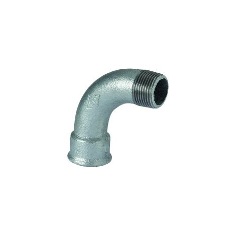 Curva galvanizada 90º M/H - ATUSA Diámetro: Ø3"