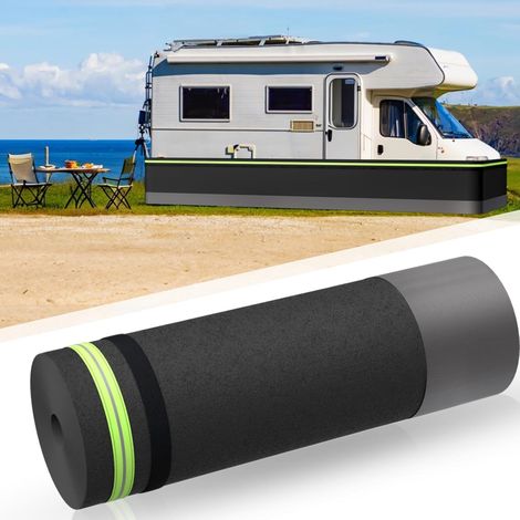 Plinthe pour Camping-Car avec Serrure à Combinaison feuille de toiture en polycarbonate imperméable, connexion de plaques métalliques étroitement protégées (1/5)
