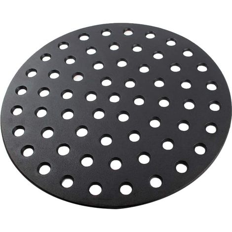 Emaillierter Grill, runder Grill aus Gusseisen, Grillwerkzeug, 33,5 x 33,5 cm