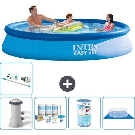 Intex Piscina Easy Set Rotonda - 366x76 cm - 8-pezzi  S41030 (1/5)