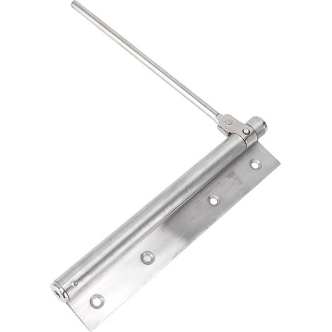 Ferme-porte hydraulique ajustable acier inox 90° auto à ressort pour porte anti-feu d'habitation (1/5)