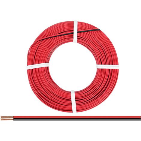 Donau Elektronik 275-01-25 Cavo per cablaggi LiY-Z 2 x 0.75 mm² Rosso Nero 1 pz.