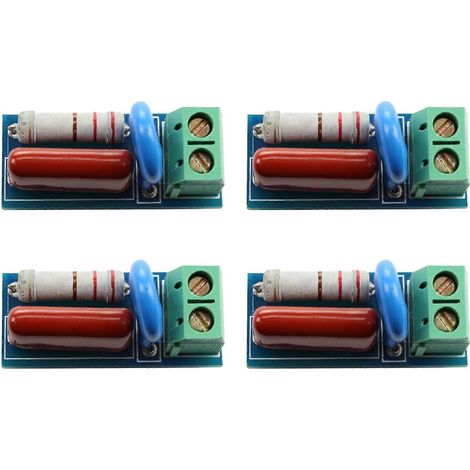 Module de circuit d'absorption/d'amortissement RC 4X, relais de protection contre les surtensions et les surtensions. (1/5)