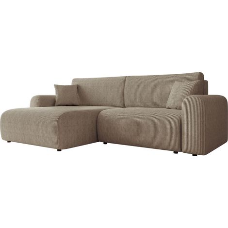 Sofá rinconero Luxum, Poso 02, Función de descanso, Almacenaje, 245x145x82cm, 0
