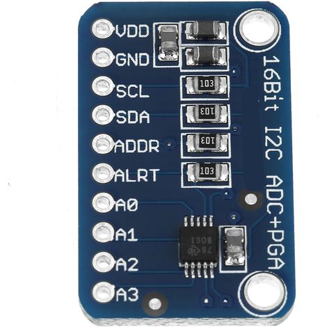 1 carte de développement ADC I2C 16 bits, module de conversion analogique-numérique (1/5)