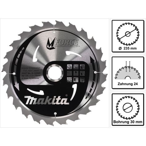 Lame de scie Makita M-FORCE 235x30x24Z (1/5)