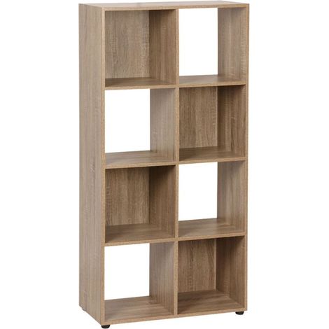 Estanterías - Estantería Toko 8 Compartimentos - Madera Natural