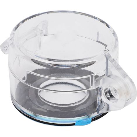 Ortviai Couvre-bouton d'arrêt d'urgence rond en polycarbonate transparent – 22 mm, protection anti-accident pour industrie