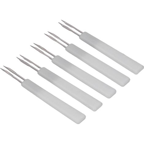 Lot de 50 aiguilles à double pointe pour variole poulet, aiguille vaccination volaille, équipement d'élevage avicole blanc (1/5)