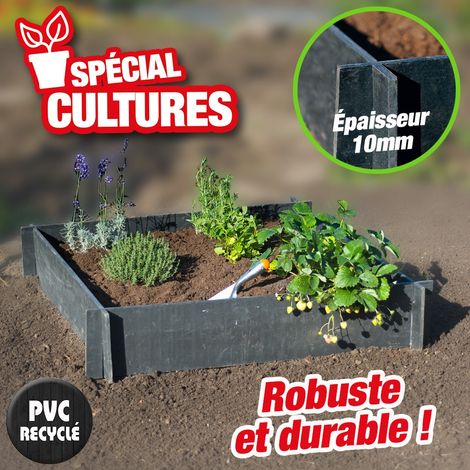 Carré de potager en PVC recyclé - 1 m x 1 m (1/10)