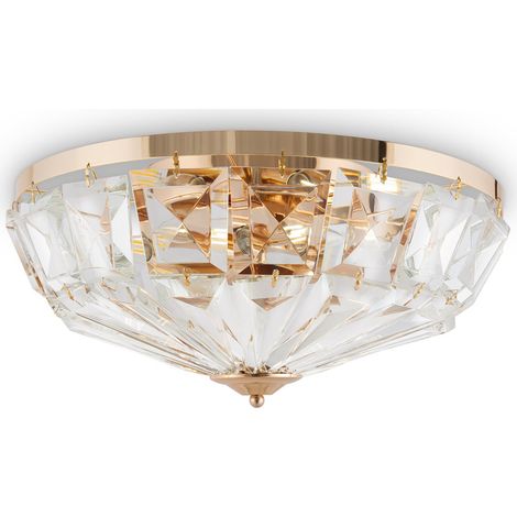 Maytoni Facet Plafoniera semi-incasso a forma di ciotola neoclassica Oro (1/5)