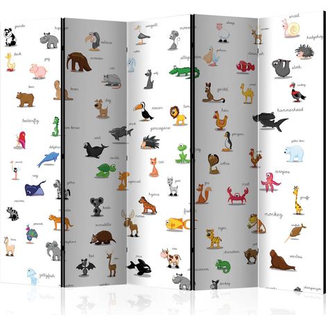 Paravento - animals (for children) II [Room Dividers] - 225x172 (1/4)