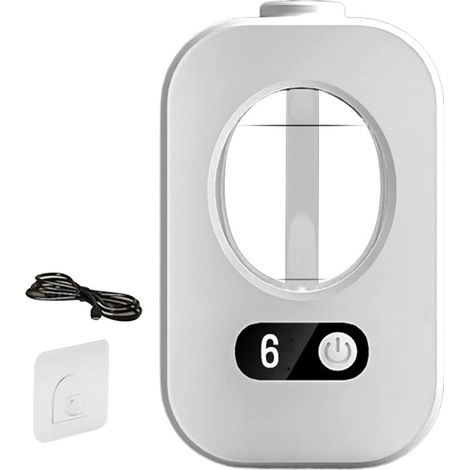 Désodorisant d'arômes sans eau Diffuseur automatique pour maison Construction PP, mode réglable à 6 vitesses, outil de parfum compact intelligent, chambre, salle de bain, bureau, hôtel, bureau (1/5)