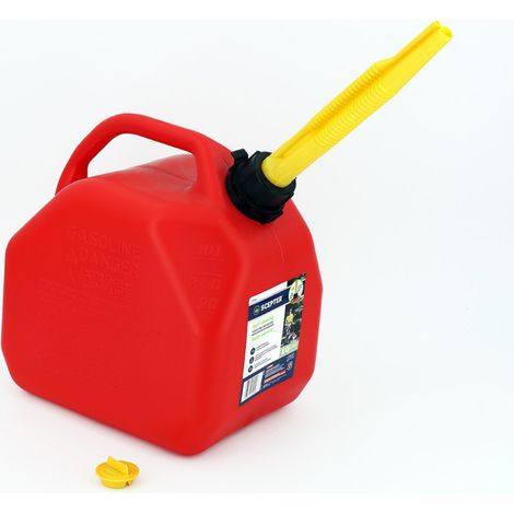 Jerrican pour carburant 10 litres avec bec verseur