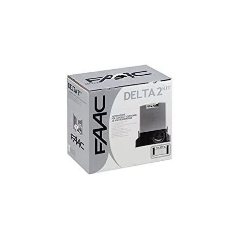 FAAC 1056303445 Delta 2 Kit per Cancelli Scorrevoli, Grigio