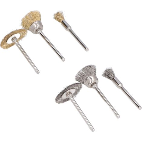 36-teiliges Set aus Drahtbürsten, Polierscheiben aus Messing und Edelstahl zum Reinigen (1/5)