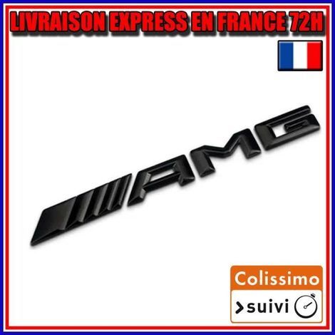Logo de coffre hayon AMG Mercedes Noir MatLogo de coffre hayon AMG Mercedes Noir Mat-Ywey