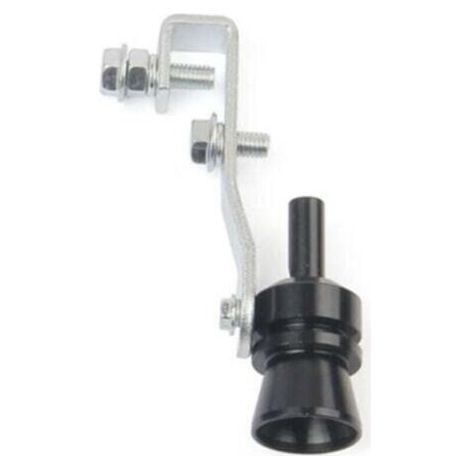 Turbo Silencer Exhaust Pipe Blow-Off Valve Simulator Whistle Simulator Black XL (1/4)