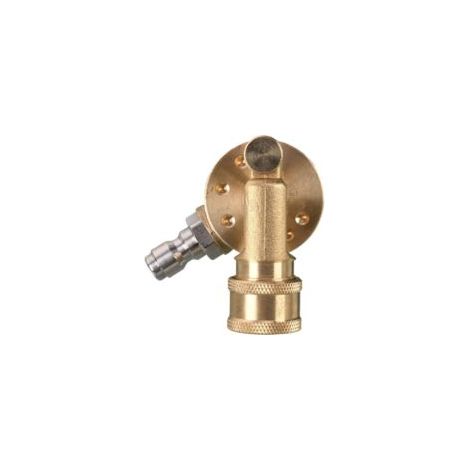Raccordo girevole da 6,35 mm per idropulitrice ad alta pressione – 240° a sgancio rapido 4500 psi - Crezuo