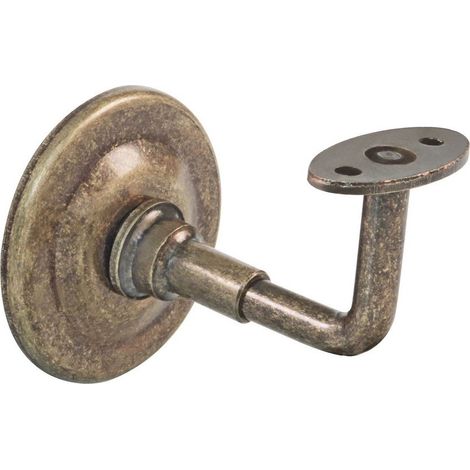 Geländerhalter Handlaufhalterung Metall Handlaufstütze ø 70mm Stockschraube (1/2)