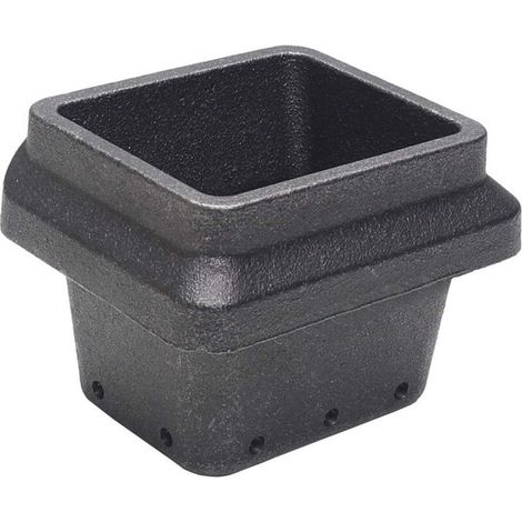 Fonderia Bongiovanni – Brûleur à creuset en fonte pour poêle à granulés – Dimensions 11,3x9,3x8,1 cm – Combustion efficace – Adapté pour différents modèles