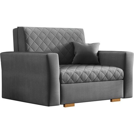 Sillón Clarona I, Zanzibar 182, 85x115x98cm, Tapiz, Patas: Madera, 0, Muebles ya montados