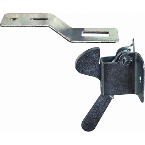 Chiusura per armadio L35, H58 mm in acciaio galvanizzato