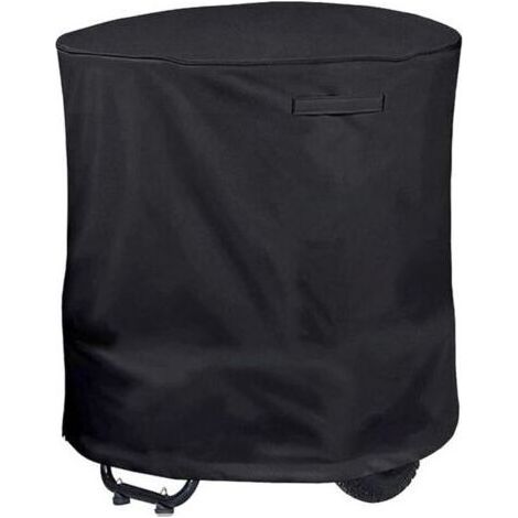 Housse imperméable et robuste pour broyeur de branches et de feuilles (85 x 110 cm), noire (1/4)