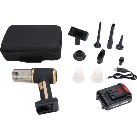 Eosnow Tragbarer Auto-Staubsauger, 20.000 Pa, 6.000 mAh, wiederaufladbarer bürstenloser Motor, kabelloser Handluftreiniger für die Hausreinigung